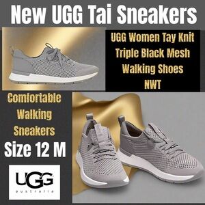 NWT UGG Women Tay Knit Triple Seal Mesh Walking Shoes size 12 M